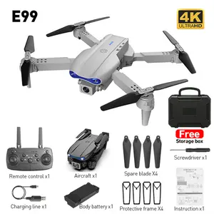 E88 Pro Camera Foldable Mini Drone with Visual Positioning for Indoor Outdoor Aerial Photography Kamera Remote Wifi Foto