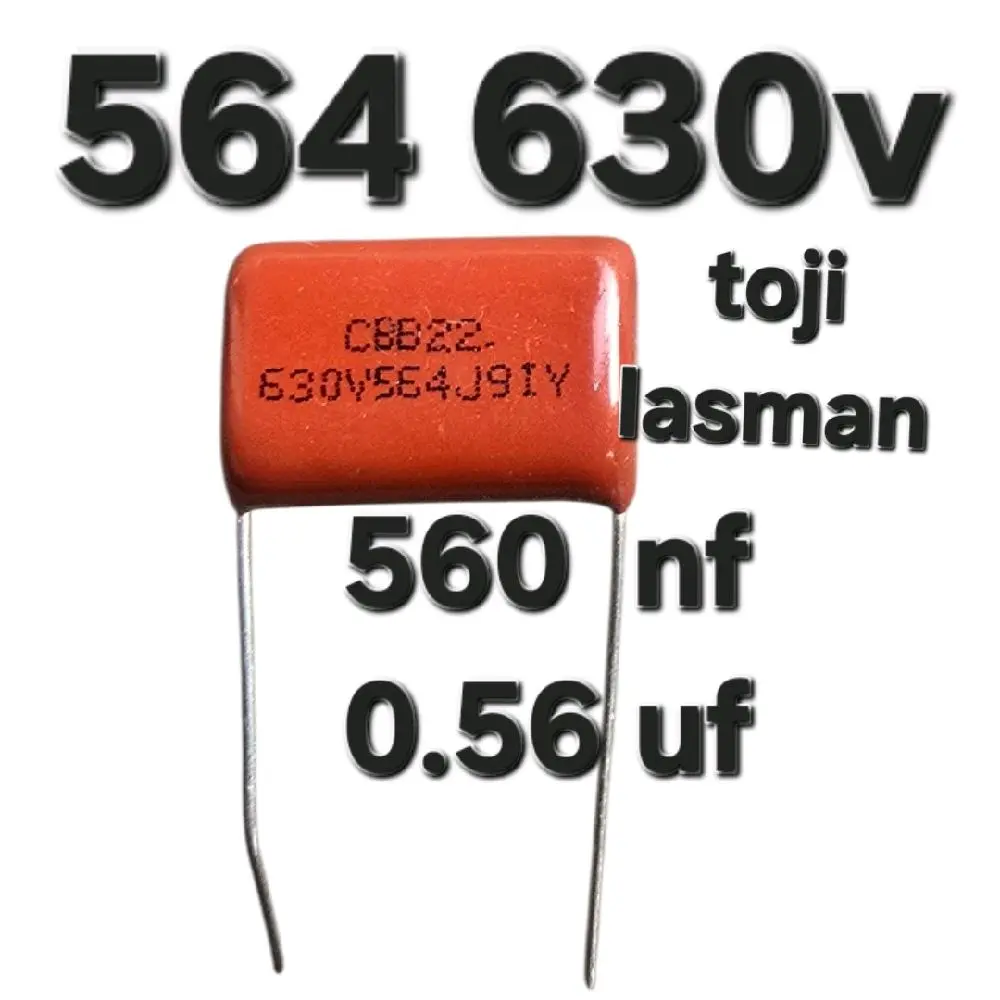 564 630v /  Capacitor 630v564v 450v564 400v564 564j 564k 560nF 0.56uF 630V CBB22 564 630v untuk Proyek Elektronik 560 nf nano farat 564 400v 350 450 630v