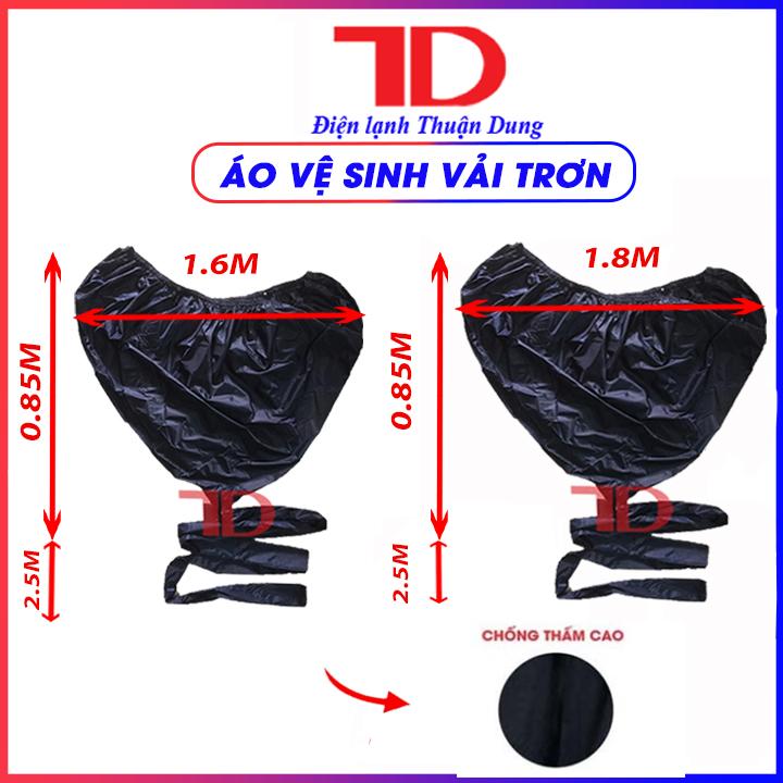 Túi vệ sinh máy lạnh, áo vệ sinh máy lạnh treo tường từ 1HP đến 3HP