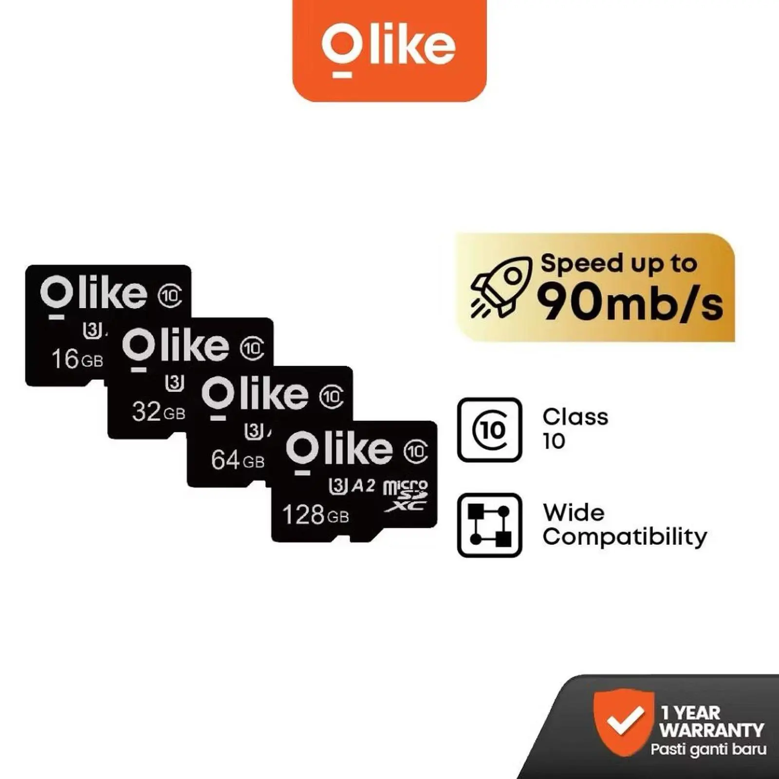 OLIKE TF08 8GB/TF16 16GB/TF32 32GB Micro SD Class 10 Memory Card High Speed