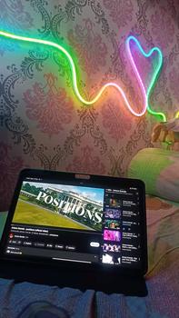 Product Review of Lampu Neon Flex Running RGB 3 Meter Remote Led Strip Bluetooth USB Kamar Tidur Hias lampu  running aesthetic from c**️ 0