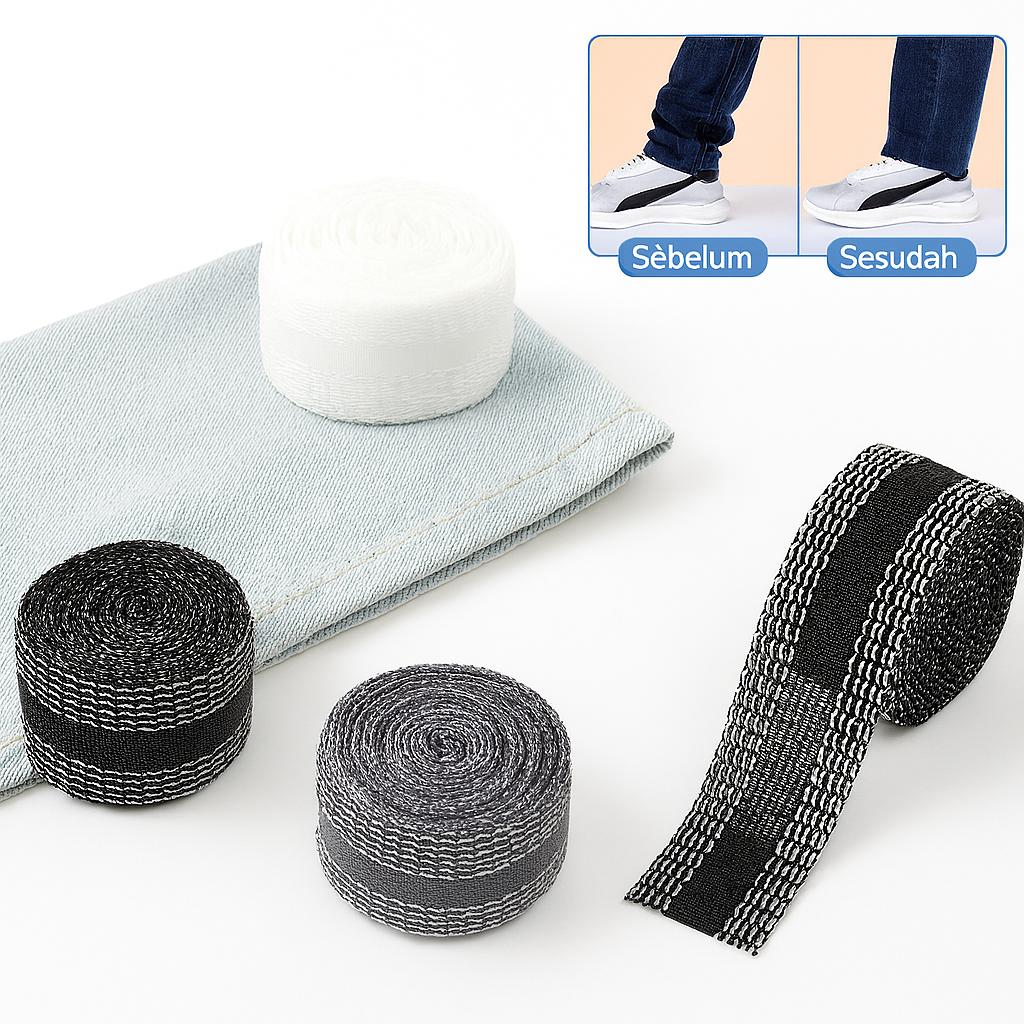 SOGEE - Perekat Kain Tanpa Jahit 1 Meter Pemendek Celana Tanpa Jahit Lem Setrika Kain Perekat Jeans Perlengkapan Jahit Teknologi Heat-Melt Premium Serasi untuk Berbagai Jenis Kain SOGEE - Perekat Kain Tanpa Jahit 1 Meter Pemendek Celana Tanpa Jahit Lem Setrika Kain Perekat Jeans Perlengkapan Jahit Teknologi Heat-Melt Premium Serasi untuk Berbagai Jenis Kain