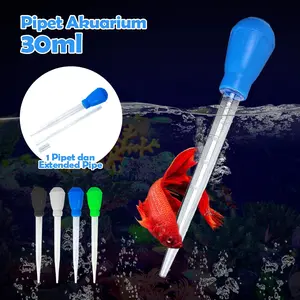 Pipet Akuarium Jumbo 30 ml Vacuum Sedot Kotoran Tangki Ikan Multifungsi alat pembersih aquarium otomatis pembersih  aquarium