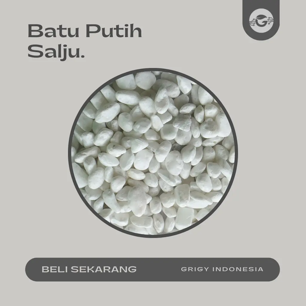 BATU SALJU PUTIH/BATU KORAL 250 GRAM