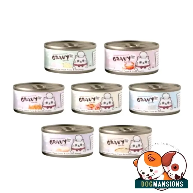 Jollycat Grain Free Classic Gravy Canned Food 24Cans 80g