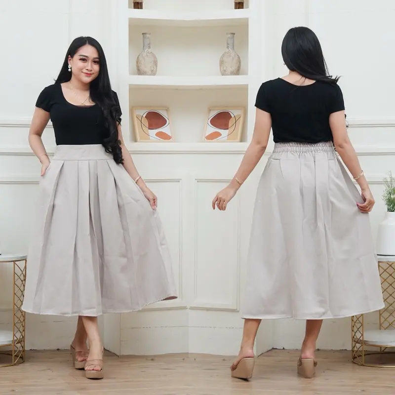 Rok Midi 7/9 Mayung Semi Woll 1