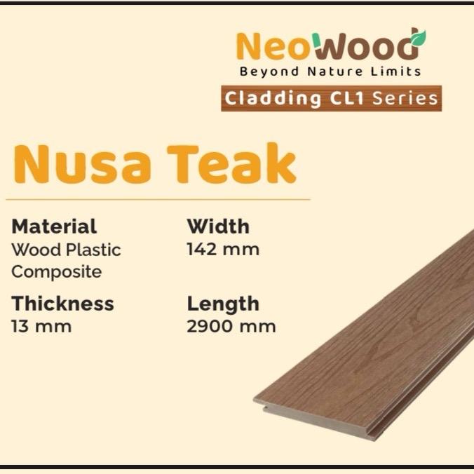 Tebal Cladding Jual NEOWOOD WPC CLADDING CL 1 SERIES CLADDING SERIES premium tebal 13 ...