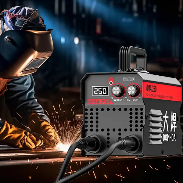 DOMHOAI Mesin Las Inverter Las Listrik Inverter MMA-250 Mesin Las IGBT Tampilan Digital Definisi Tinggi Portabel 3