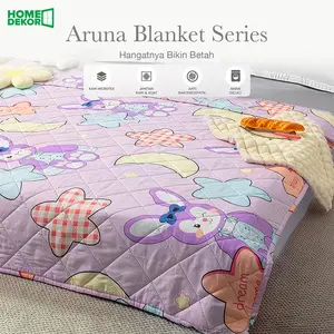HOMEDEKOR Hanya Selimut Bedcover Bahan Katun Microtex Anti Bakteri Anti Gerah Motif Lucu Anak-anak & Dewasa