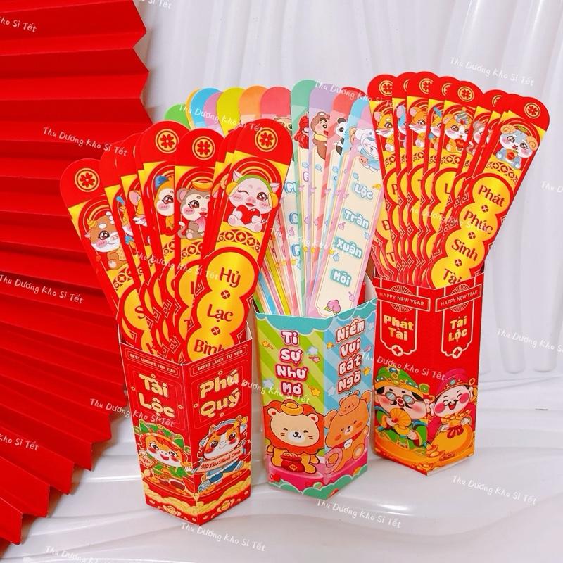 Xưởng Lì Xì Sỉ 10 50 100 Lì Xì Gieo Quẻ Phát Lộc Sỉ Bao Lì Xì Lắc Quẻ