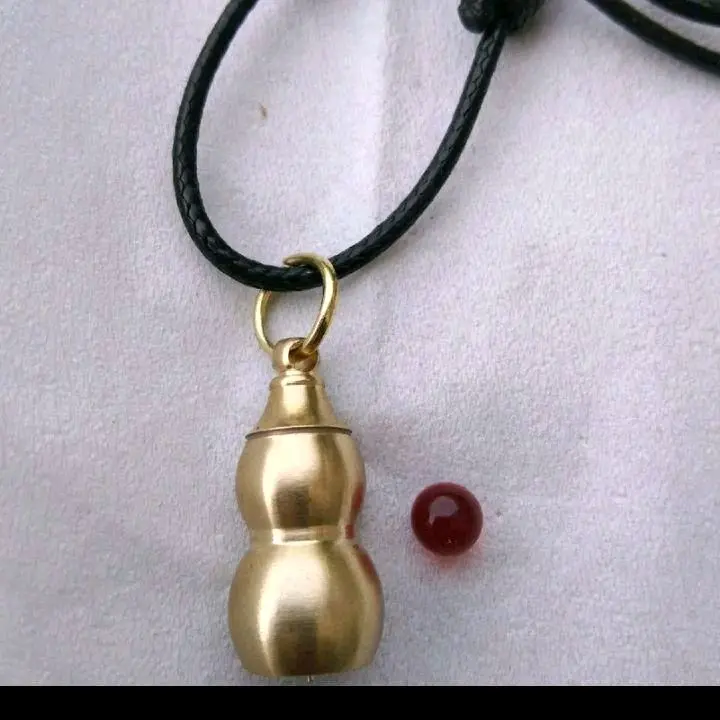 Kalung+liontin&batu merah