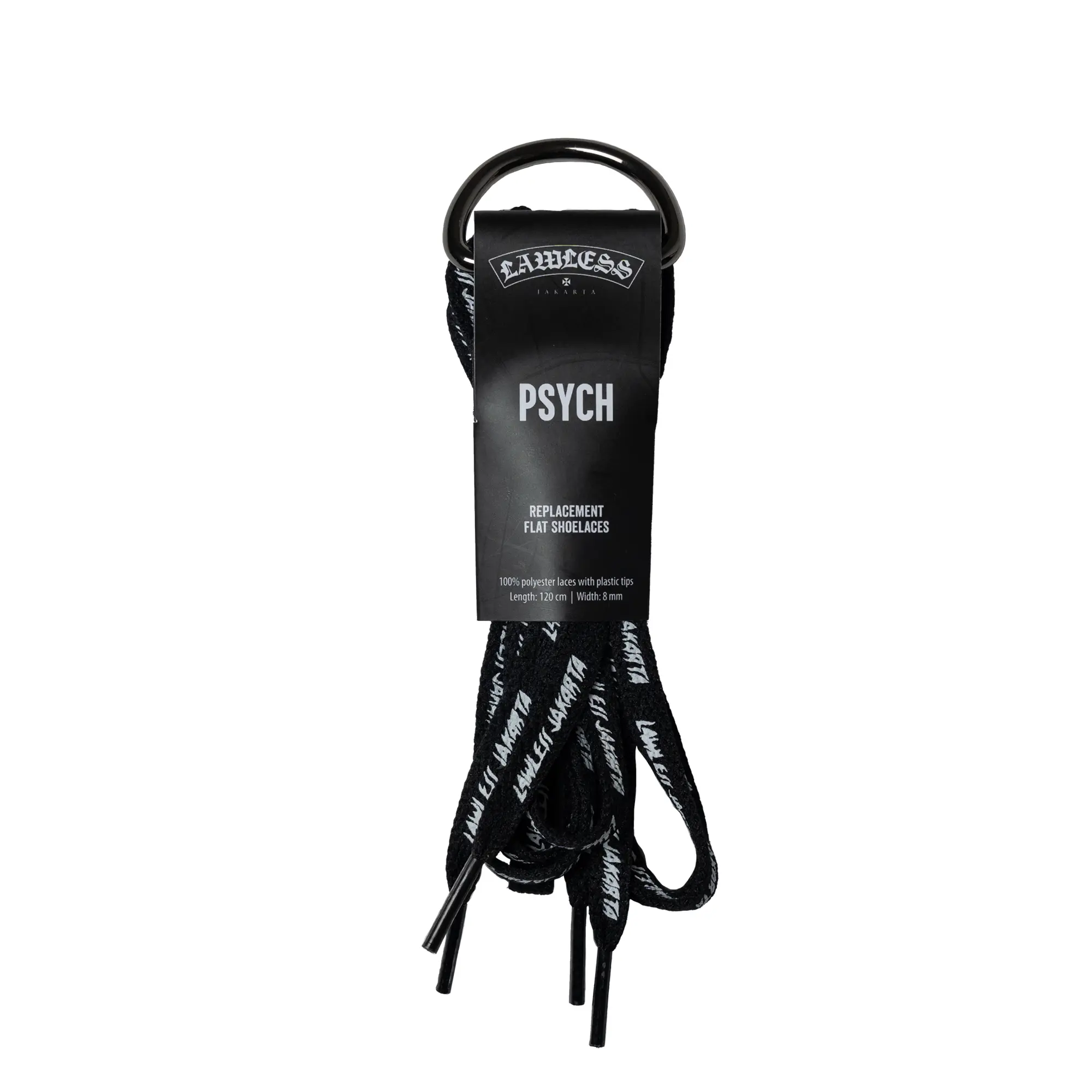 LAWLESS JAKARTA - PSYCH LOGO REPLACEMENT FLAT - SHOELACES