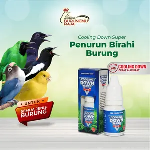 Obat Herbal Penurun Birahi Burung OB Burung Gestang Cooling Down Super 100% Herbal Plus Probiotik 18ml Ampuh Aman Efektif Tanpa Efek Samping