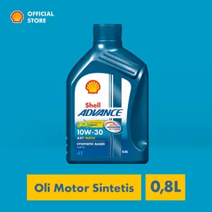 Oli Motor Shell Advance AX7 Scooter 10W-30 (0.8L)