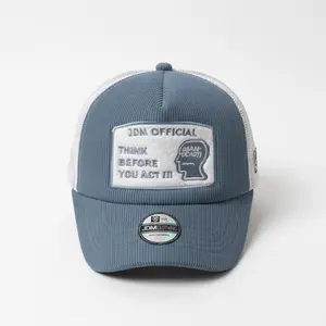 JDMCAPS - Topi Trucker Corduroy Denim Jaring Bordir Brain Premium Visor Pendek Pria Waanita