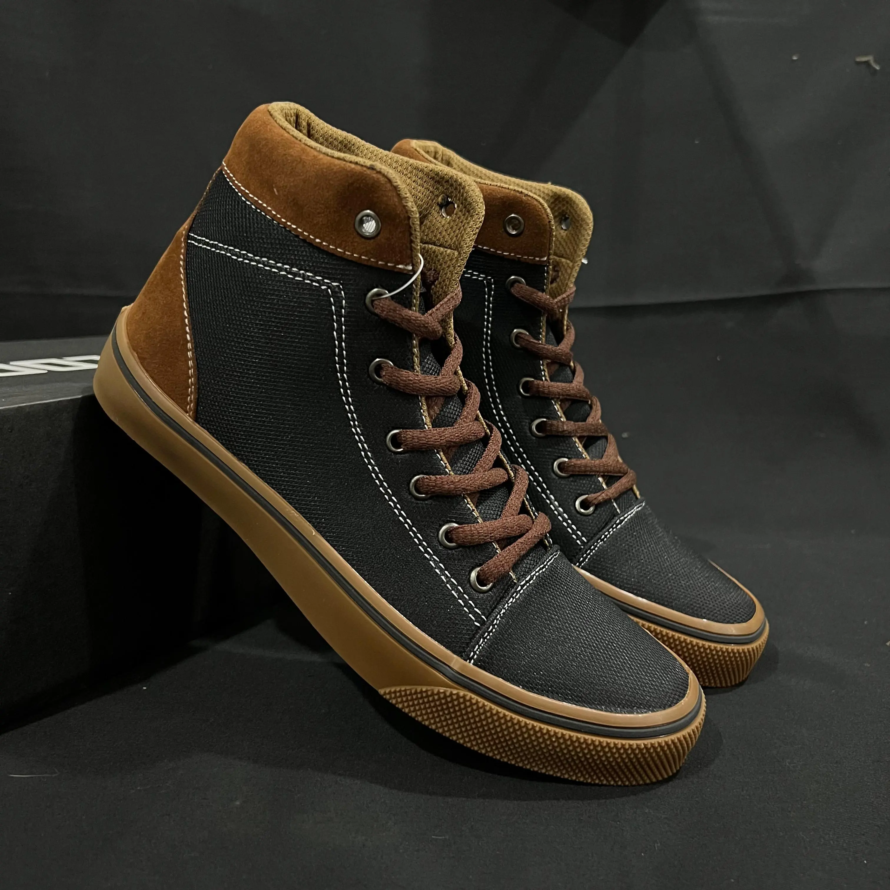 MAX STAR Sepatu Pria Boots Clasic Gum Hitam Coklat Size 36-43 Shoes