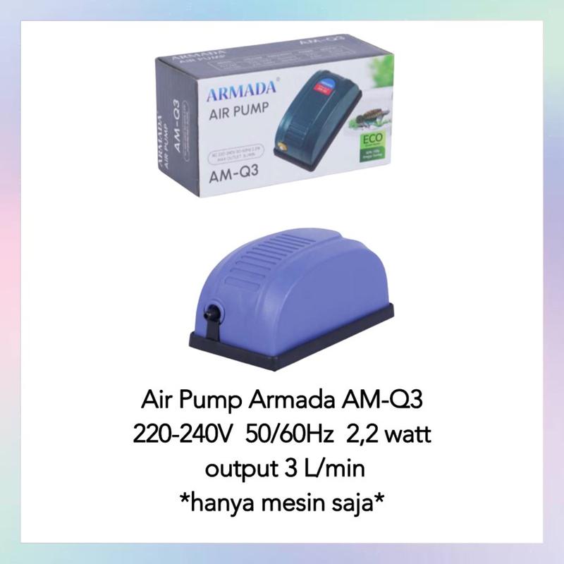 Aerator Aquarium Air Pump Mesin Gelembung Udara 1 Lubang 2