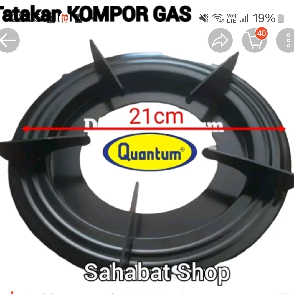 Tatakan Bulat Quantum Kaki 5 Cocok Buat Quantum tungku kompor