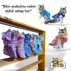 Baju Kucing Dress Stylish Baju Kucing Anjing Musang