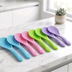 MURAH SENDOK NASI MELAMIN TEBAL / CENTONG NASI / BAYAR DI TEMPAT /COD Kitchenware Ungu Milamin