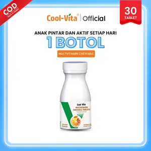 Coolvita 1 Botol Multivitamin Chewable isi 30 Tablet