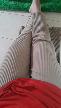 Product Review of BIG SALE.!! KULOT PLISKET LIDI HIGHWAIST  50 RIBU DAPAT 4 PCS Celana Bawahan panjang Wanita Rib from u**9 3