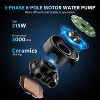 Gambar CPU COOLER DARKFLASH AQUAGLOW DG360 ARGB - 360mm AIO Liquid Cooler dari Techno Computer Bali Kota Denpasar 3 Tokopedia