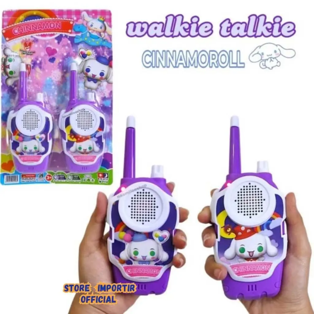 Mainan Talkie Walkie Cinnamoroll Interphone Viral 1161 - Mainan Komunikasi Karakter Lucu Murah