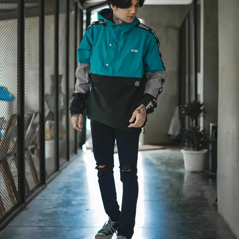 Jaket Cagoule Pria Tosca Salvio Hexia Parasut Watetproof Anti Air Nyaman Waterproof Distro 1