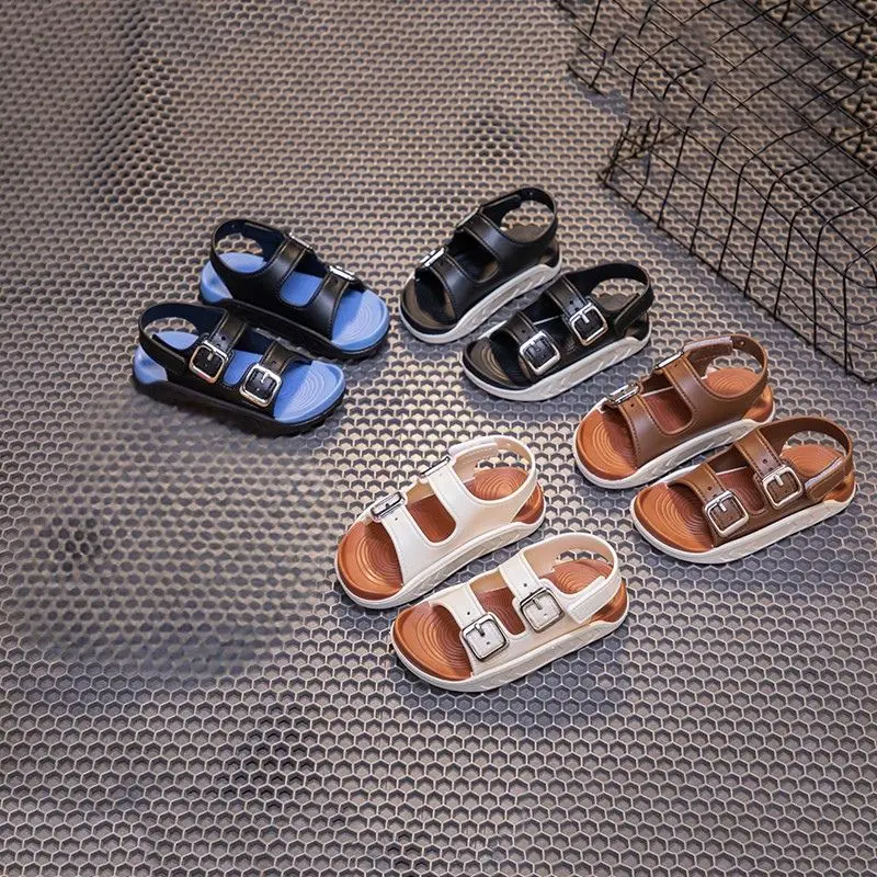 ZOOMKIDS YNTXA801-1 Sandal Anak Korean Style Fashion Balita Sepatu Putih Soft Premium Strap Velcro Mesh Breathable Versatile Sneakers Nyaman Di Pakai Elastis Lentur Rekomend Kids Fashion Unisex Perempuan laki laki 5 Warna Biru Hitam Coklat Putih Pink