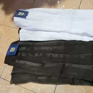 Rok Putih panjang model rempel full Seragam sekolah SD kain High Twis Anak Fashion