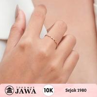 Gambar Cincin Emas Wavylia Kadar 10 Karat Toko Mas Jawa - Rosegold / Whitegold - Whitegold, 10-11 dari Toko Mas Jawa Klaten Kab. Klaten 3 Tokopedia