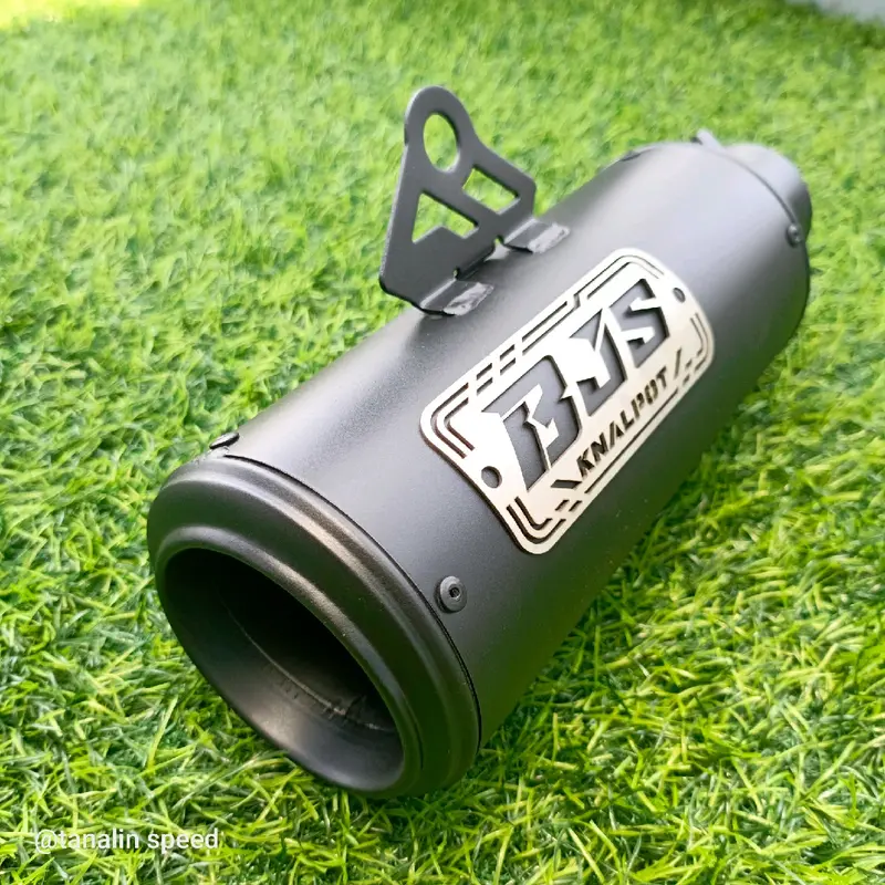 knalpot GP1 original BJS knalpot inlet 50mm cocok untuk semua jenis motor 4tak karakter suara ngebas gahar