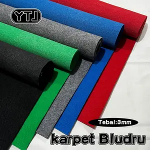 YTJ Karpet Bludru Polos / Karpet Masjid / Karpet Konten murah Ukuran 100x200cm tebal 3mm