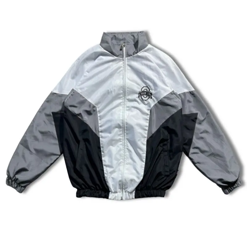 ATREUS Jaket Retro Kombinasi Onixe Inside Motif Bordir Pria Wanita Distro Panjang Parasut Outdoor 2