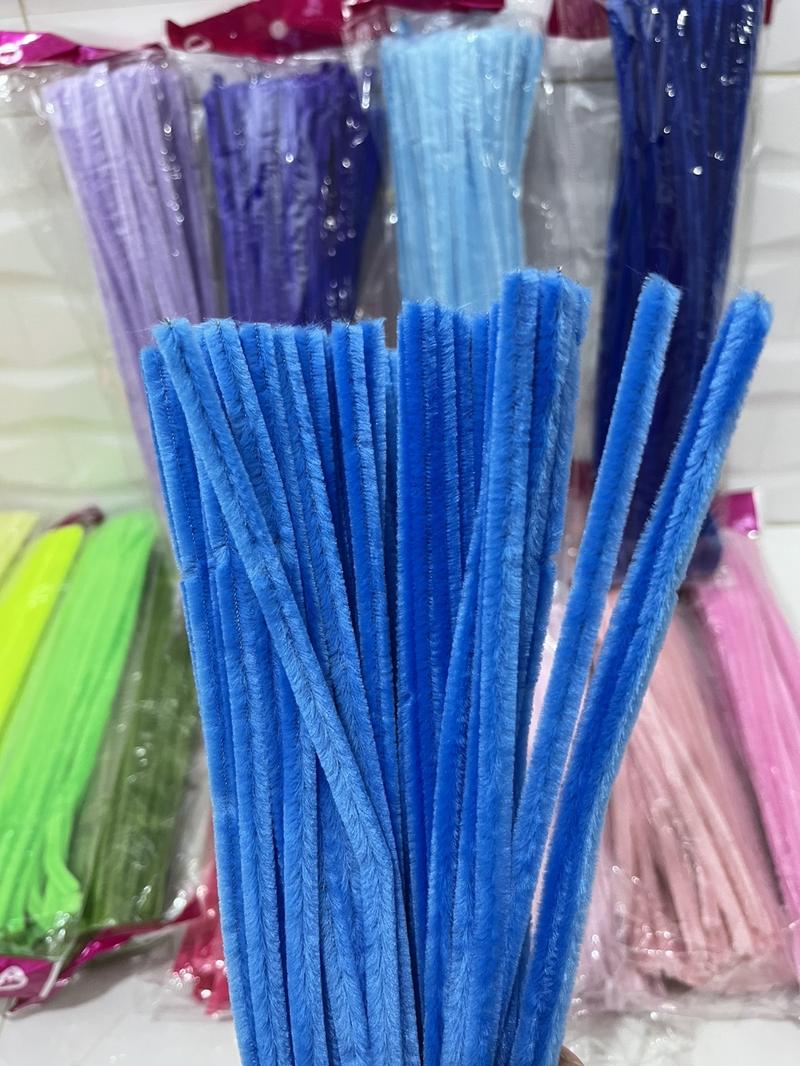 Product Introduction of BULU MERCY KAWAT BULU BUNGA warna warni 1pack isi 100 pcs Kerajinan art n craft panjang 30cm 13