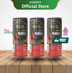 [FLASH SALE] BUY 1 GET 2 [ KIU ] Red Ginseng beverage/ RedGin's /Minuman Ginseng Merah 240ml / ED 23 MEI 2026