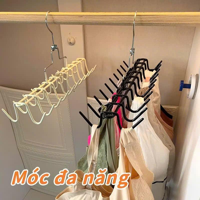Móc Treo Đa Năng Tiết Kiệm Không Gian Tủ Đồ – Treo Áo Lót, Áo Hai Dây, Khăn, Đồ…