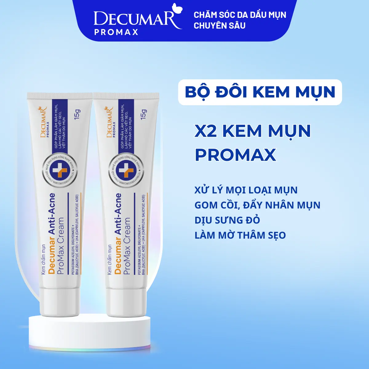 Combo 2 Tuýp Giảm Sâu