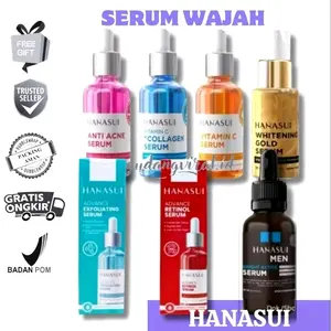 ORIGINAL HANASUI SERUM WAJAH Vitamin C / Collagen / Anti Acne / Whitening Gold Mencerahkan Memutihkan Essence Aging