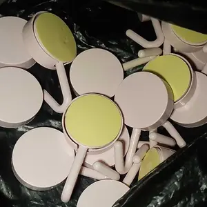 Gantungan HOOK Baju MACARON Bulat Tempel Dinding / Wall Hook Stiker Dinding Kail Tempel HM014