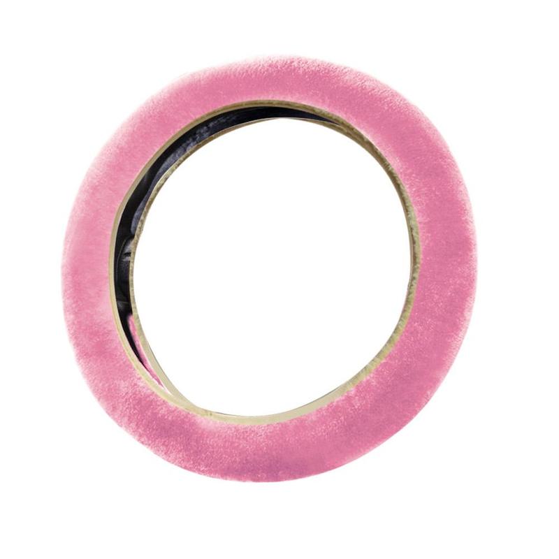 Product Introduction of Universal Warm Plush Car Steering Wheel Cover Gearshift Women Protector Soft Decoration Y4J5 27