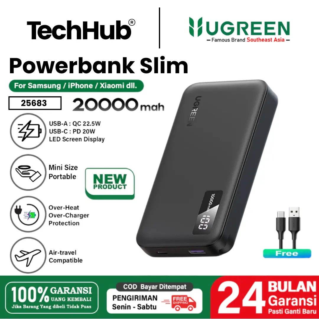 20000mAh Black