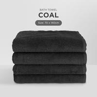 Gambar NINA MG - Premium Towel Coal - Bath Towel 70x140cm dari Nina MG Home Kota Administrasi Jakarta Utara 1 Tokopedia