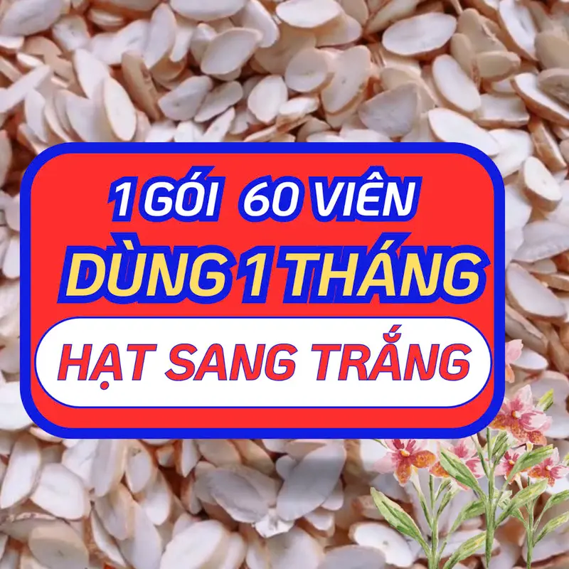 2 Gói V Hạt Sang Trắng Dùng 2 Tháng- Giải Quyết Đại Tràng Co Thắt & Viêm Loét cây nhội giống cây hoa hồng phụng hạt nắp ấm mận phôi trồng nấm kim châm 7