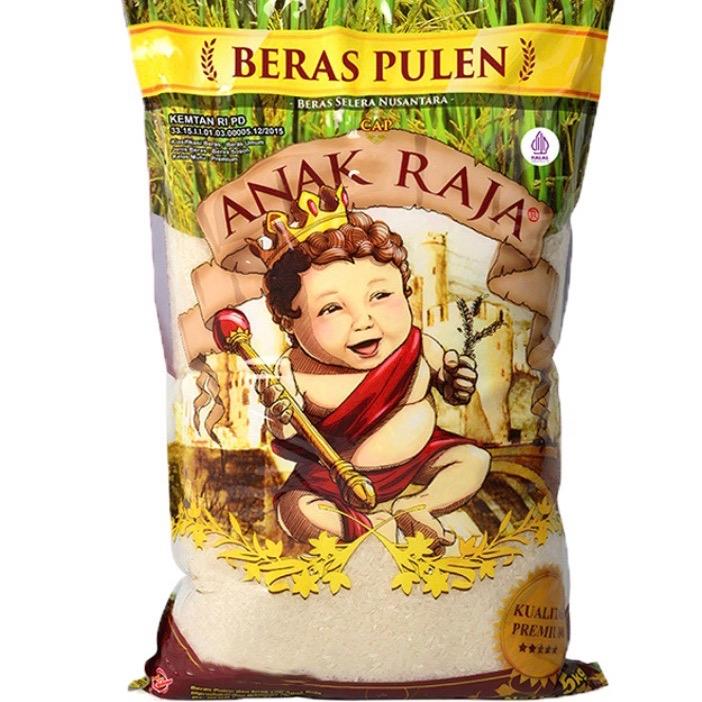 Beras Anak Raja Pulen Lezat Nikmat Kemasan 5kg Rice 0