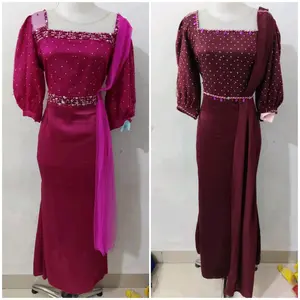 dres full satin premium panjang