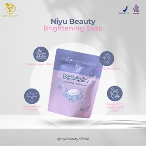 Sabun Brightening Soap by NIYU BEAUTY Pencerah Kulit Hitam dan Kusam Mencerahkan