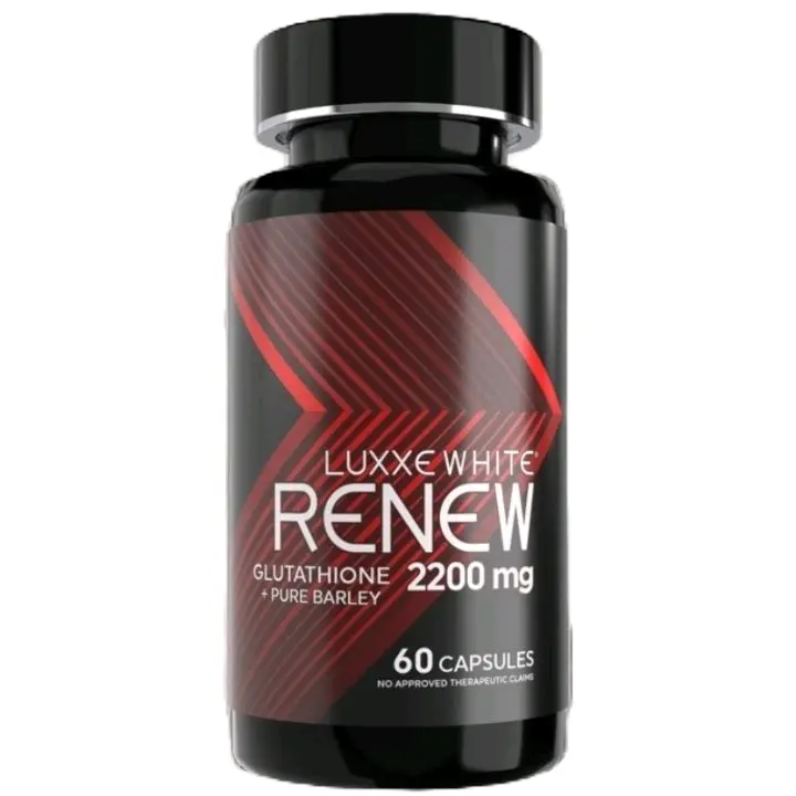 Luxxe White Renew 60 Capsules 2200mg Glutathione & Pure Barley Supplement  for Skin Health - TikTok Shop Philippines