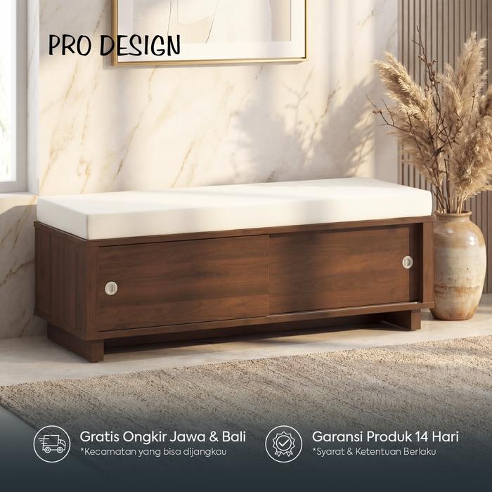 Bench Dan Rak Promo Pro Design Impala IMPBH N120 Rak Sepatu / Shoe Bench - Pro Oak ...